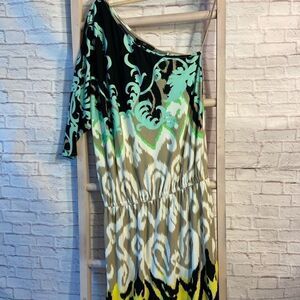 💝 3/$75 Tibi Patterned One Shoulder Dress